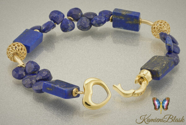 Bransoletka z lapis lazuli