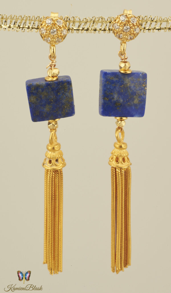 Kolczyki z lapis lazuli