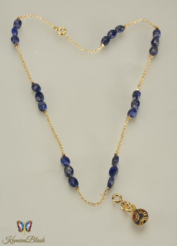 Naszyjnik z lapis lazuli
