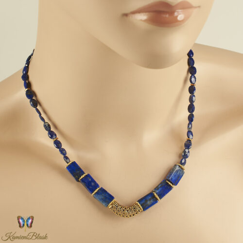 Naszyjnik z lapis lazuli