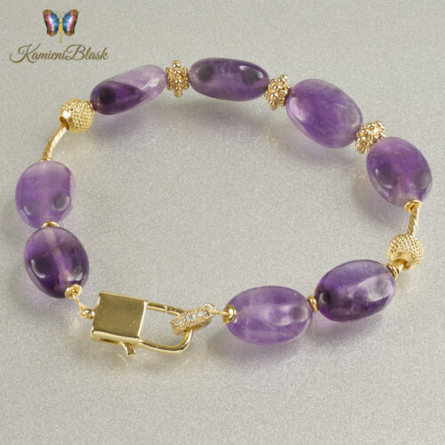 Bransoletka z ametystów