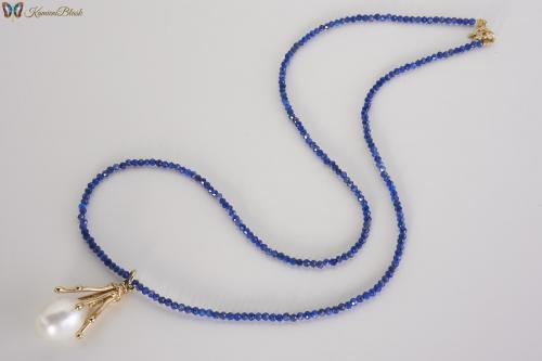 Lapis lazuli i perła