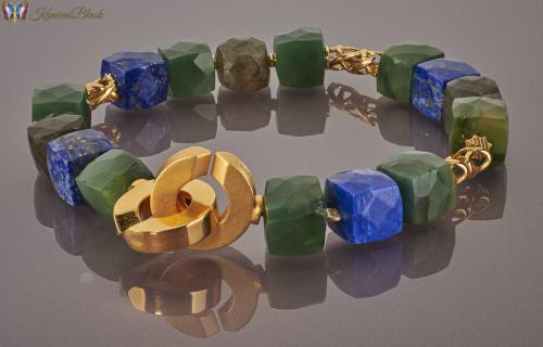 Jadeit, lapis lazuli i labradoryt 