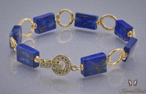 Bransoletka lapis lazuli 
