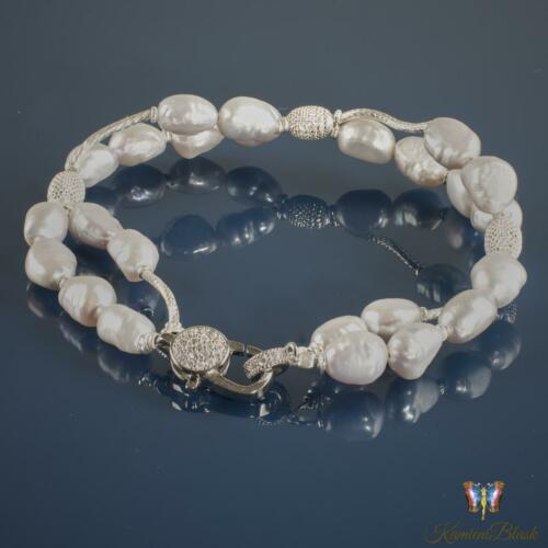 Perły w kolorze srebrnym 