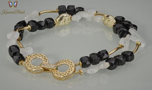 Spinel i kamień księżycowy 